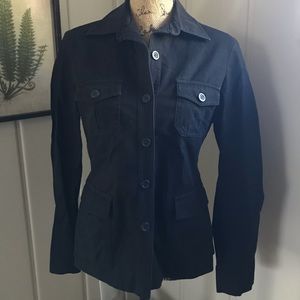 Calvin Klein black button up blazer